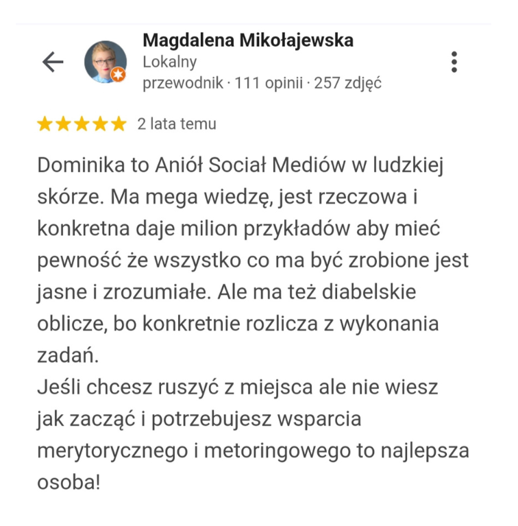 Opinia klienta 3